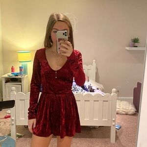 Red Velvet Romper